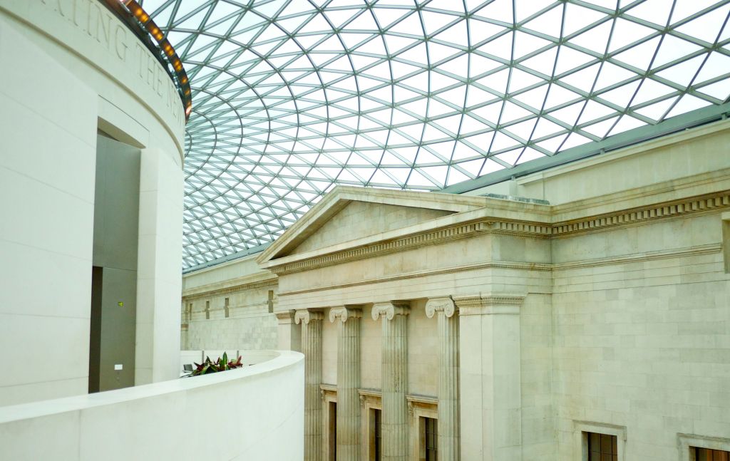 architectural detail at the british museum
