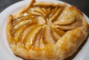 Apple Galette with Apricot Glaze.